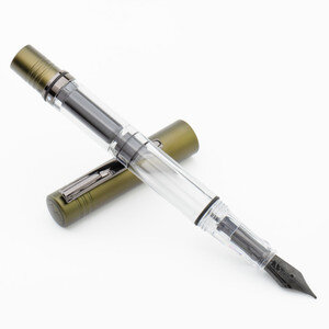 MP1 Fountain Pen, piston filling system, Olive Green - F