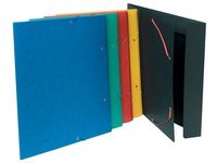 Gummibandsmapp 3-klaff 600g A3 sort