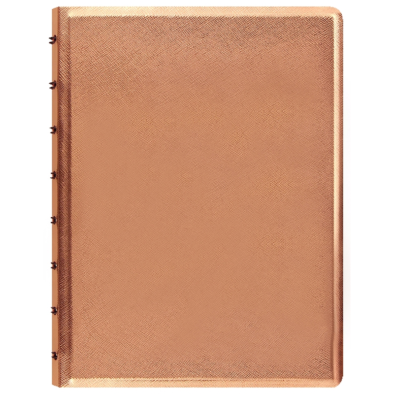 A5 Notebook Saffiano Rose Gold