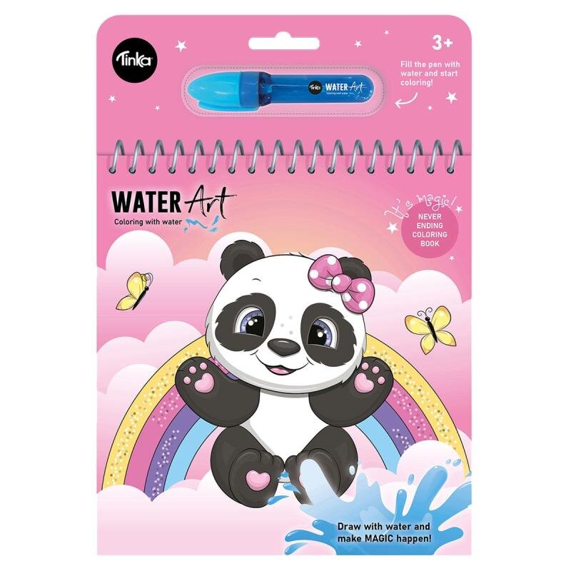 Vattenmålning panda