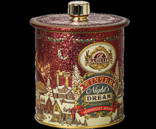 Te i metallburk WINTER NIGHT´S DREAM Chrismas MIDNIGHT MAGIC