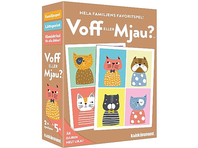 Spel Voff eller Mjau pocket