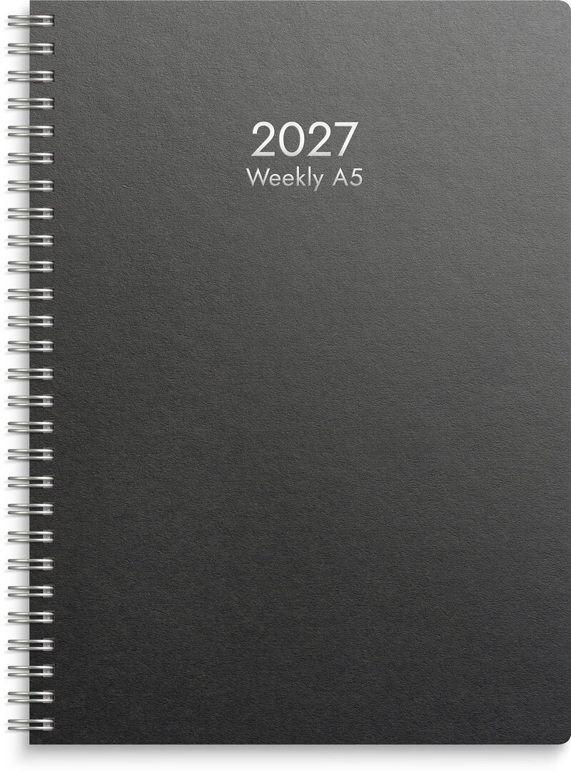 Kalender 2027 Weekly A5 refill