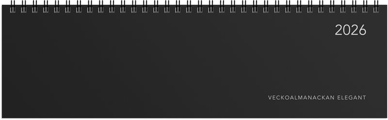 Kalender 2026 Veckoalmanackan Elegant