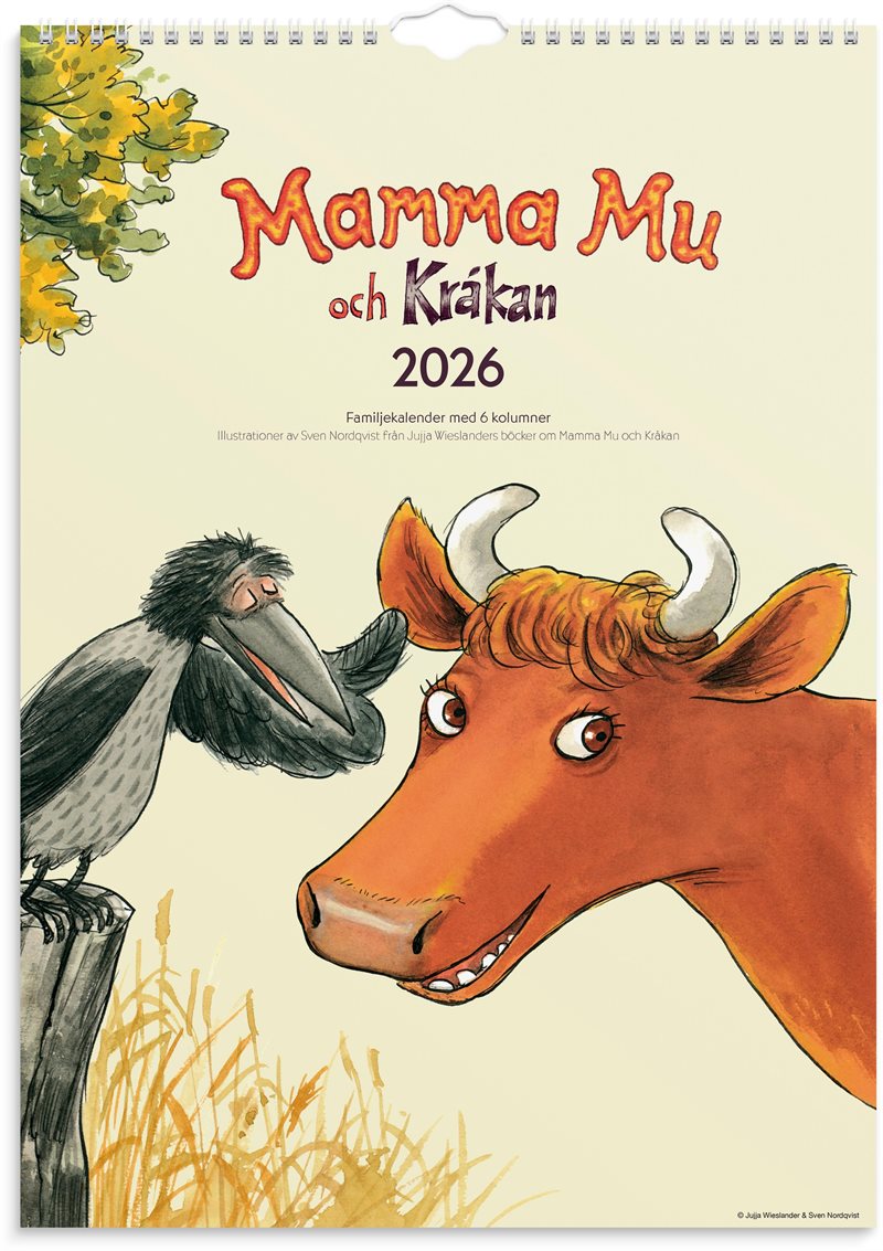 Familjekalender 2026 Mamma Mu
