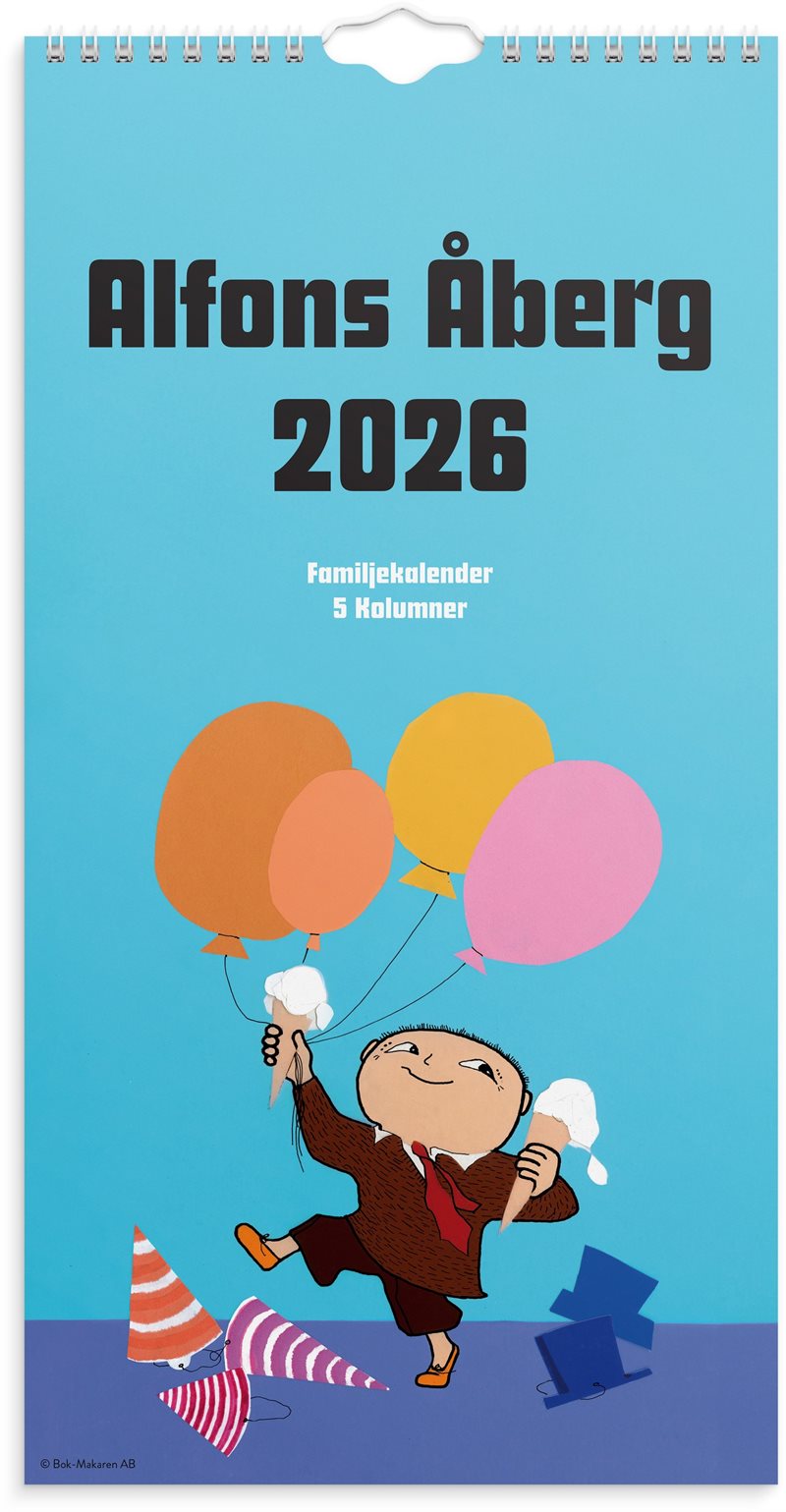 Familjekalender 2026 Alfons Åberg