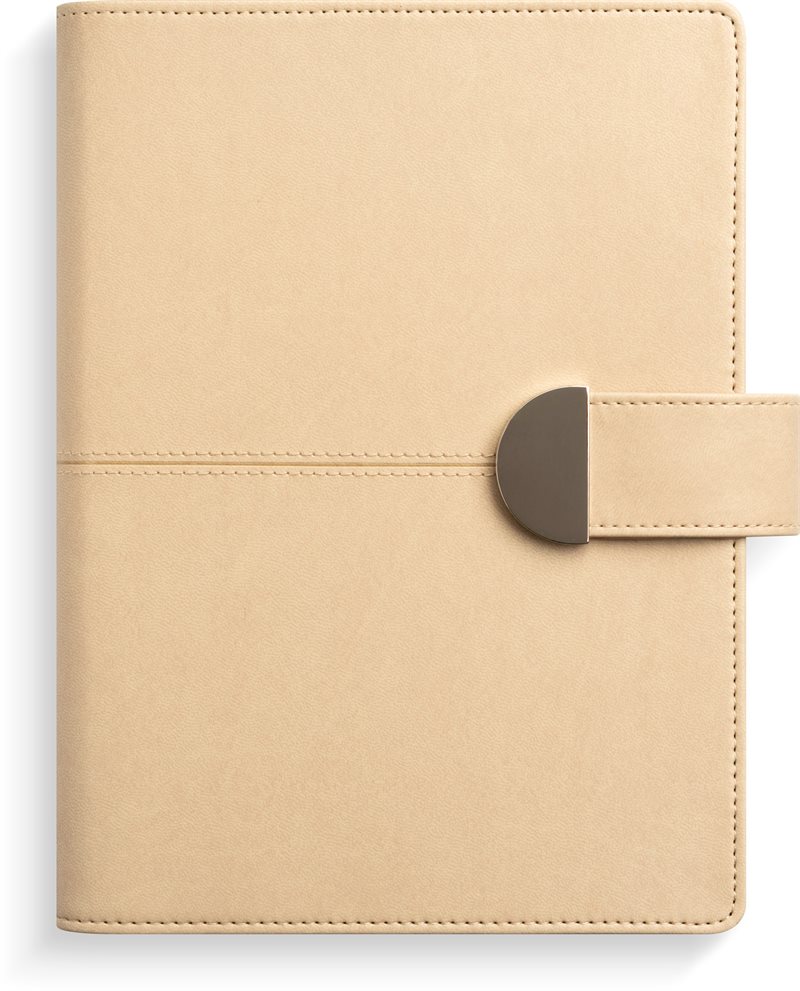 Kalender 2024 Weekly A5 beige konstläder Alba