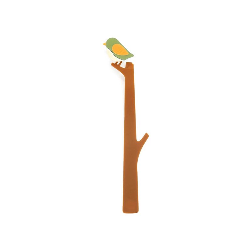 Bokmärke småfåglar, Grön