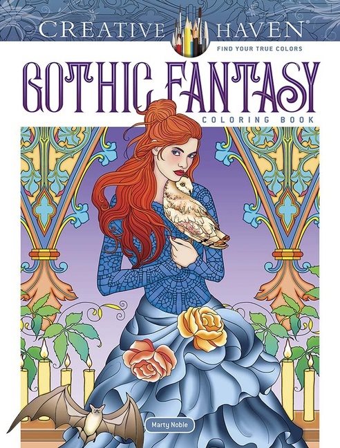 Gothic Fantasy Coloring Book