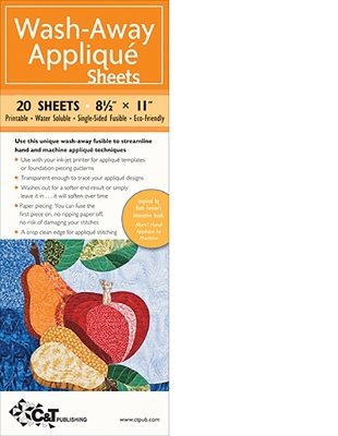 Wash-Away Appliqué Sheets