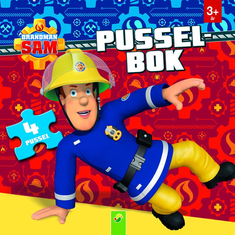 Brandman Sam - Pusselbok med 4 pussel