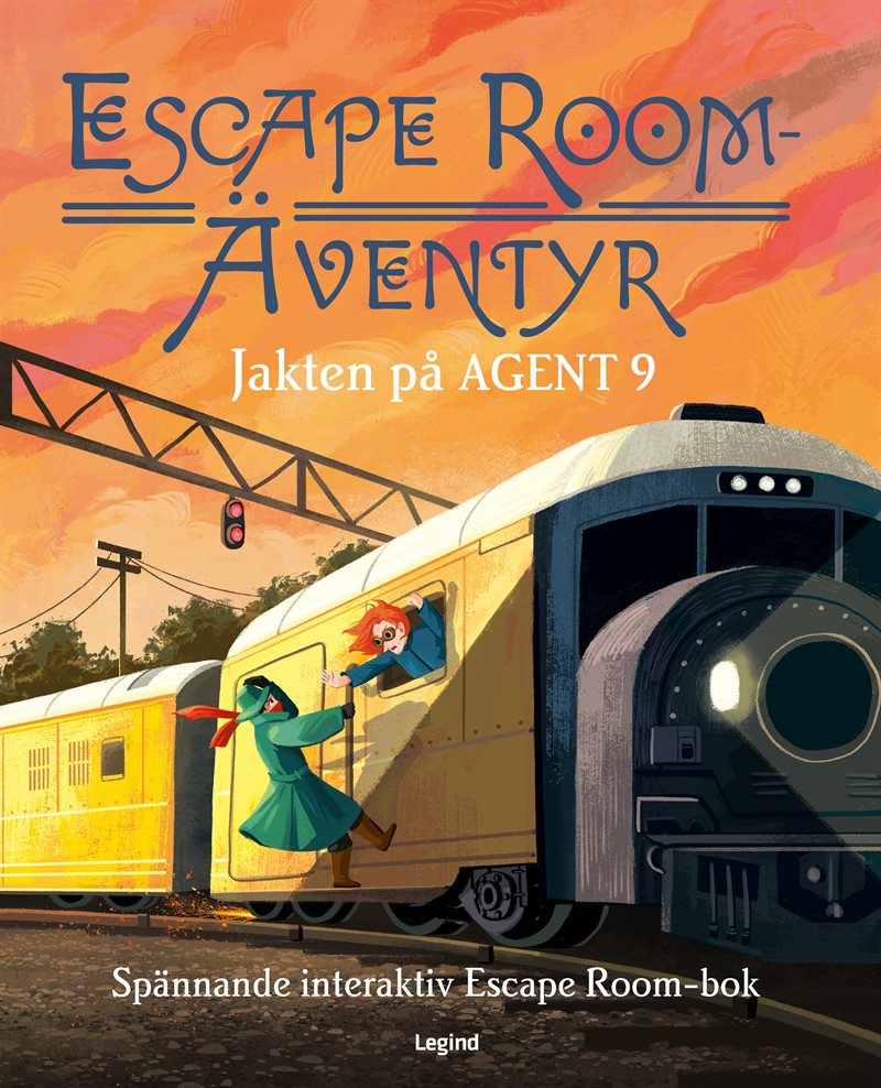 Jakten på Agent 9 : spännande interaktiv Escape Room-bok