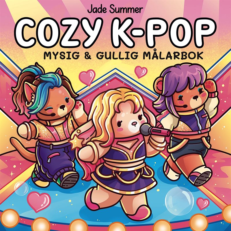 Cozy K-POP. Mysig och gullig Cozy Coloring målarbok från Jade Summer