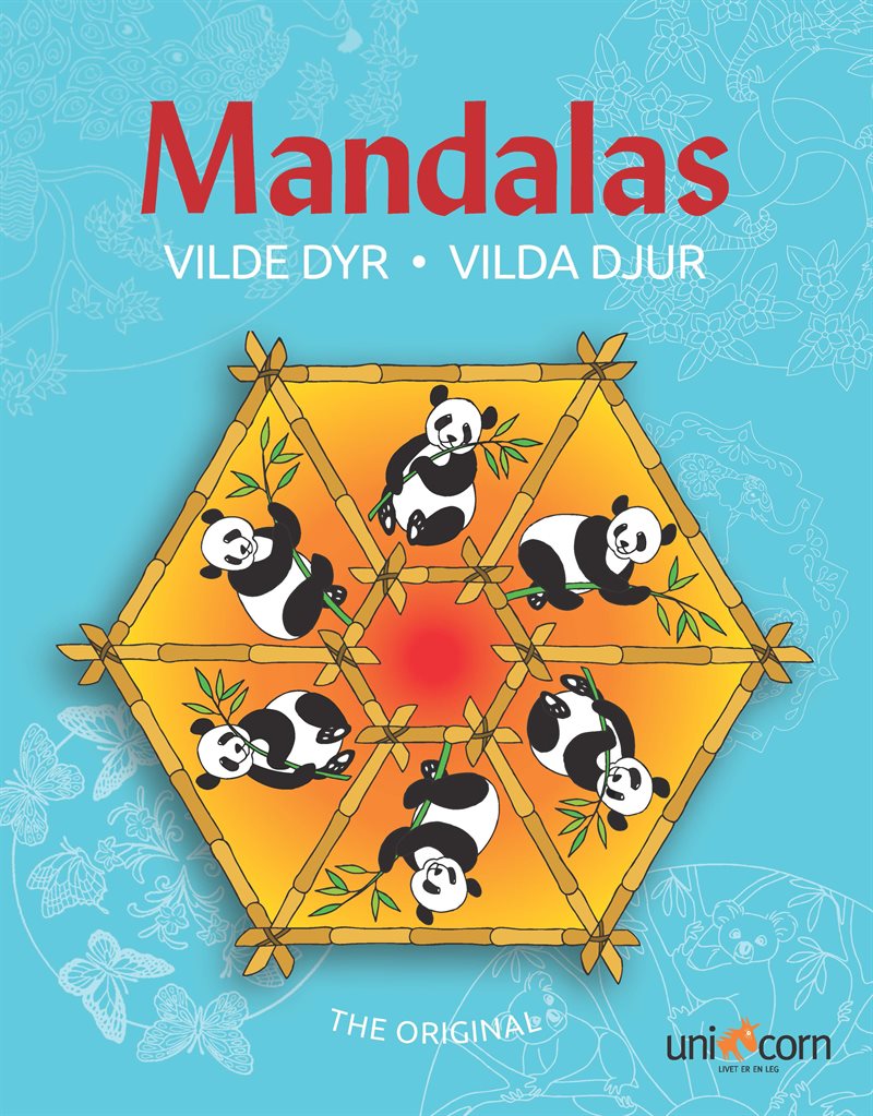 Målarbok Mandalas djur