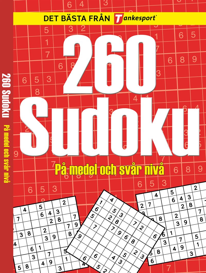 260 Sudoku : på medel och svår nivå