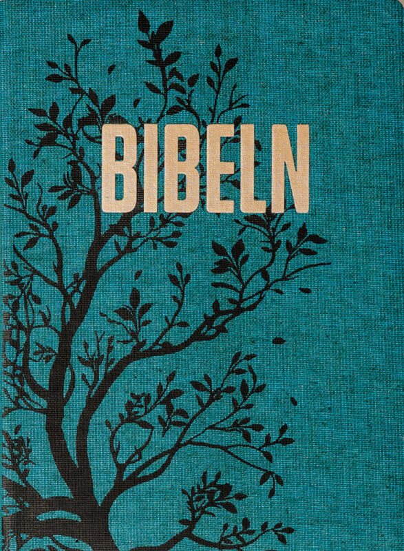 Bibel 2026 (blågrön) - tygklädd med tumindex, utan noter