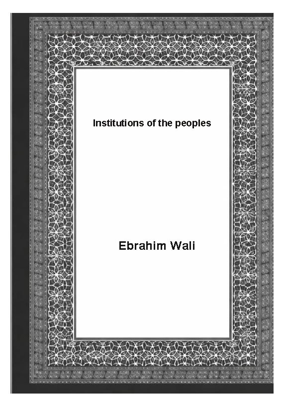 Institutions of the peoples