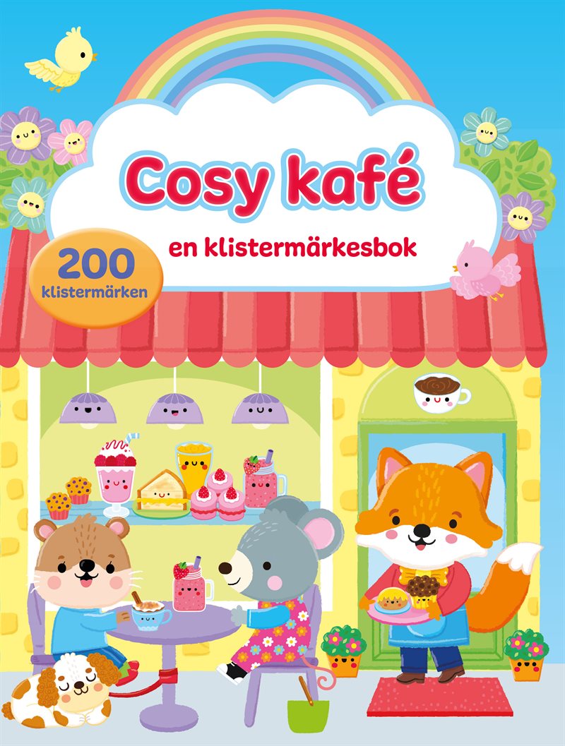 Cosy kafé : en klistermärkesbok