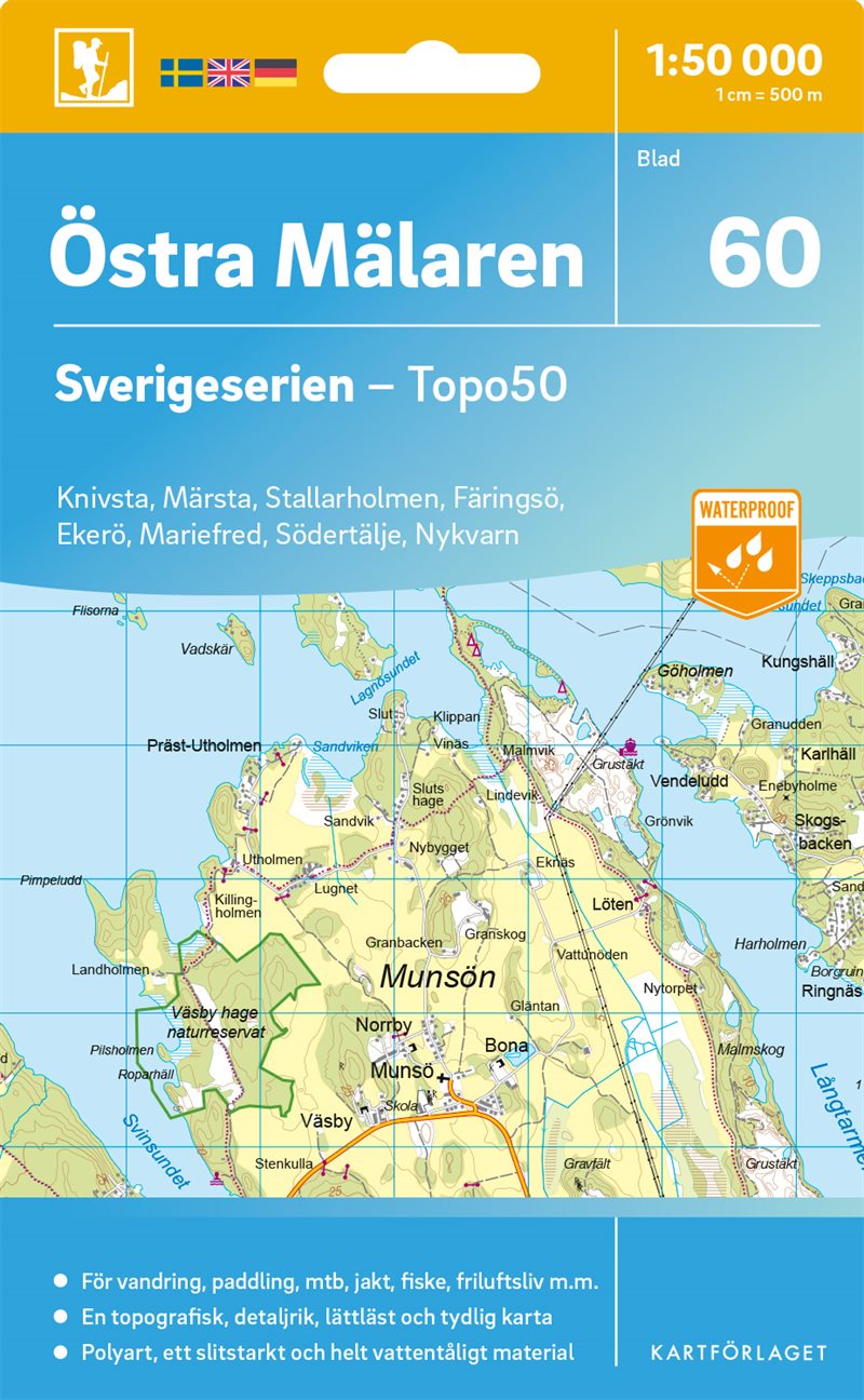 60 Östra Mälaren Sverigeserien Topo50
