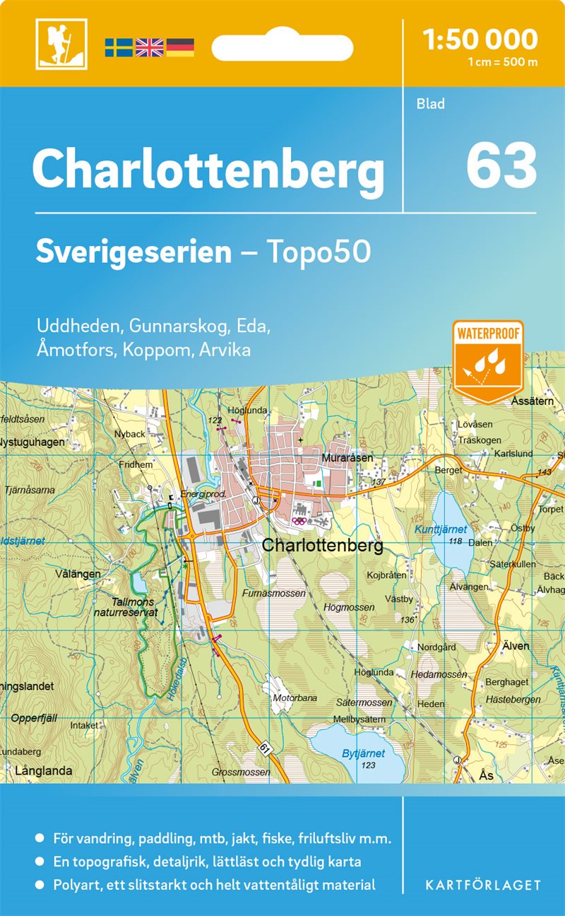 63 Charlottenberg Sverigeserien Topo50