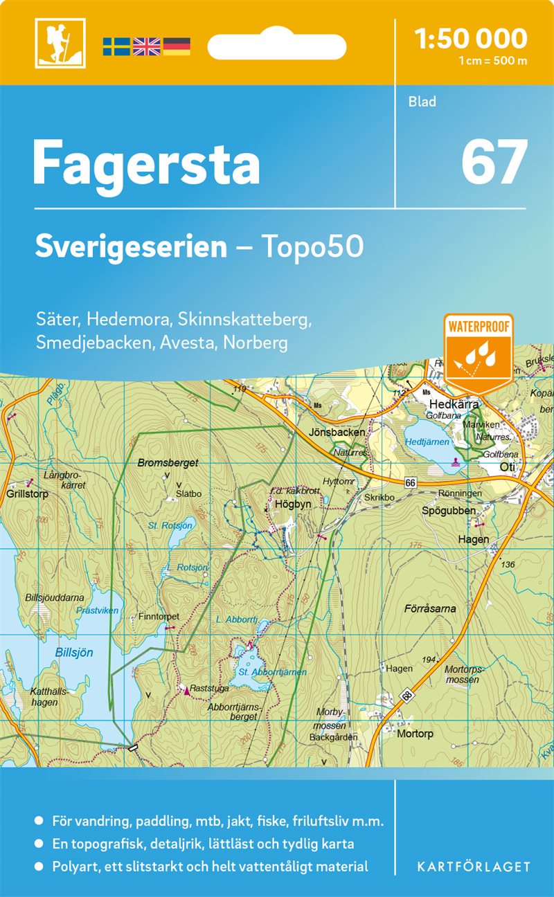 67 Fagersta Sverigeserien Topo50