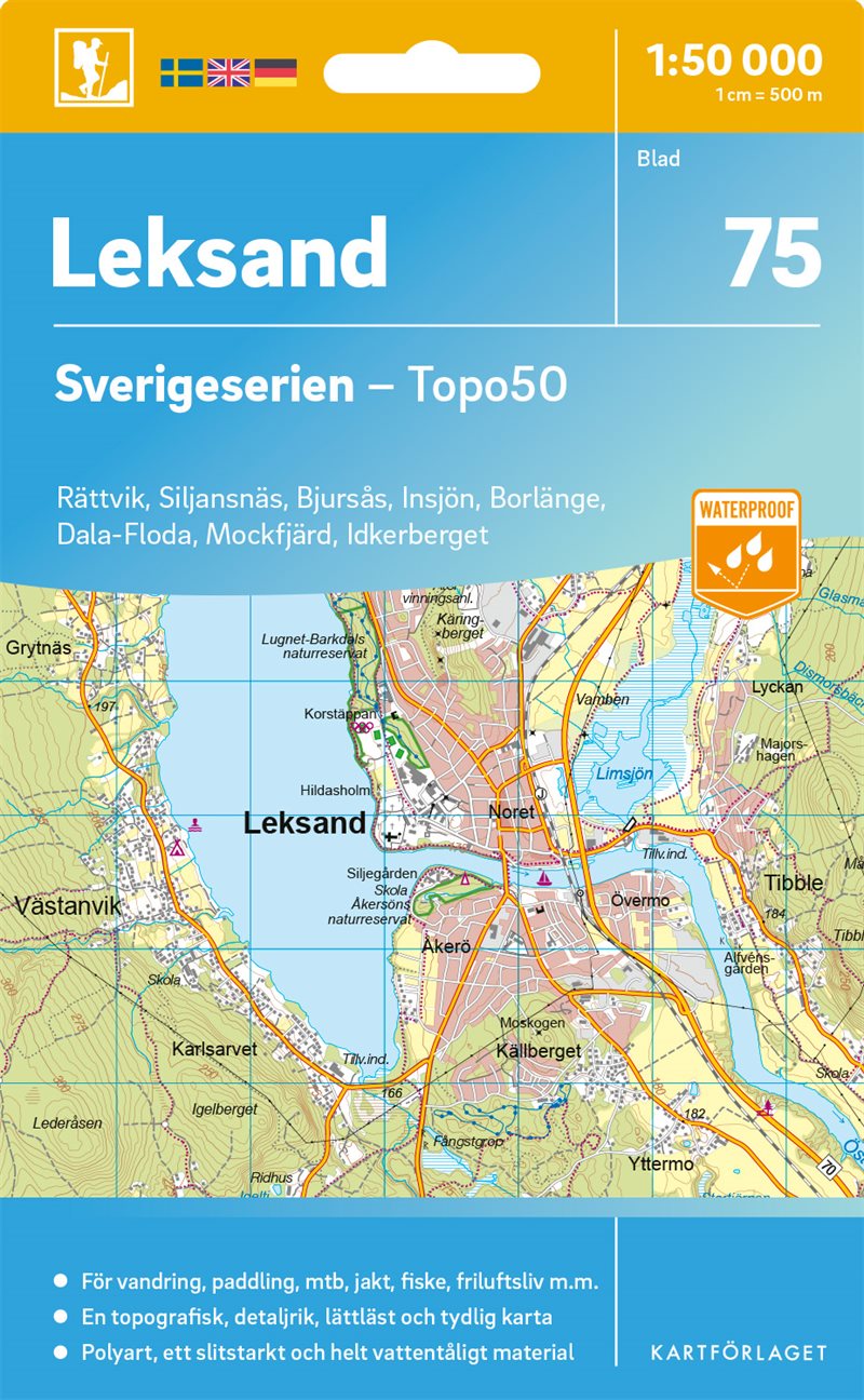 75 Leksand Sverigeserien Topo50