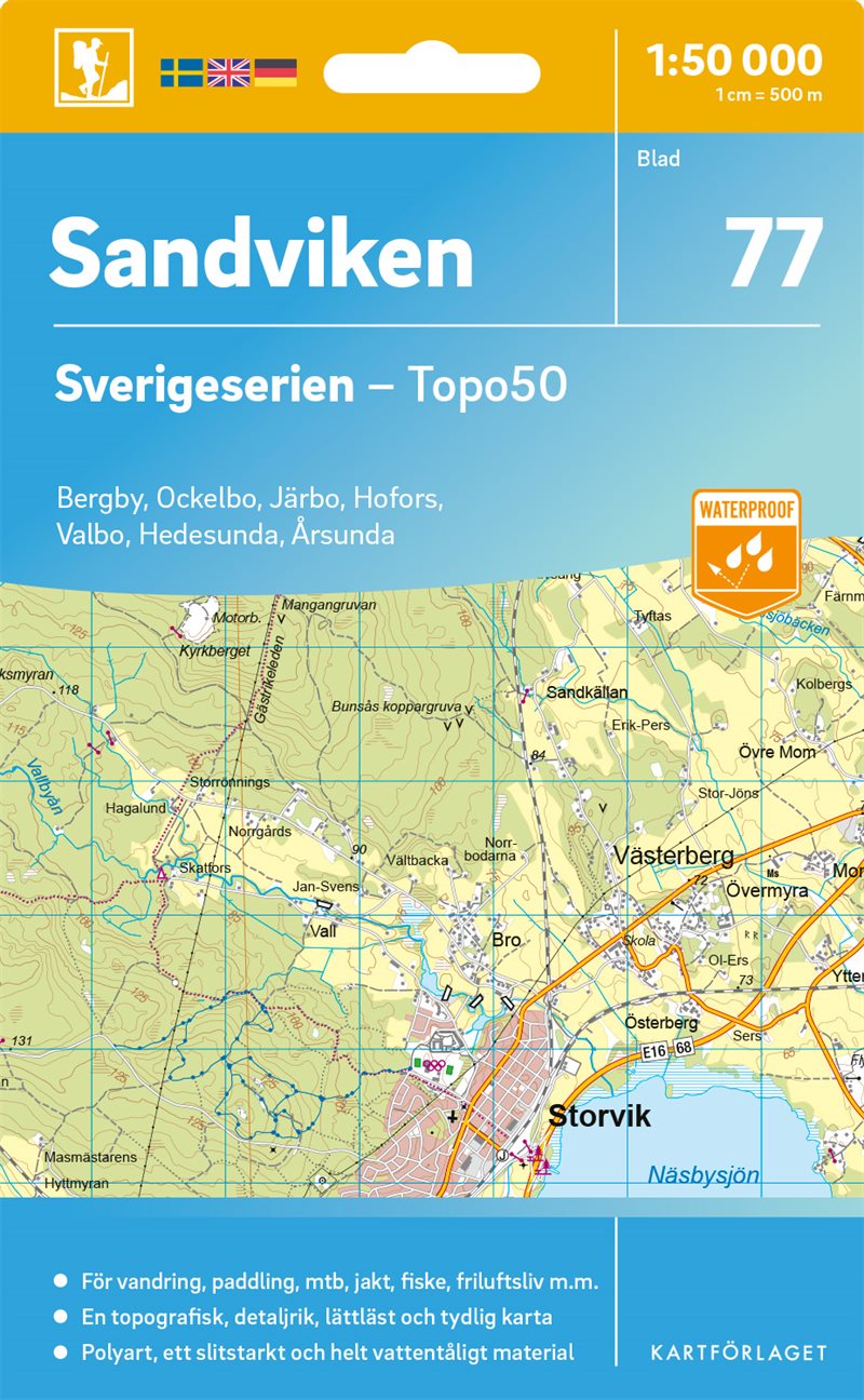 77 Sandviken Sverigeserien Topo50