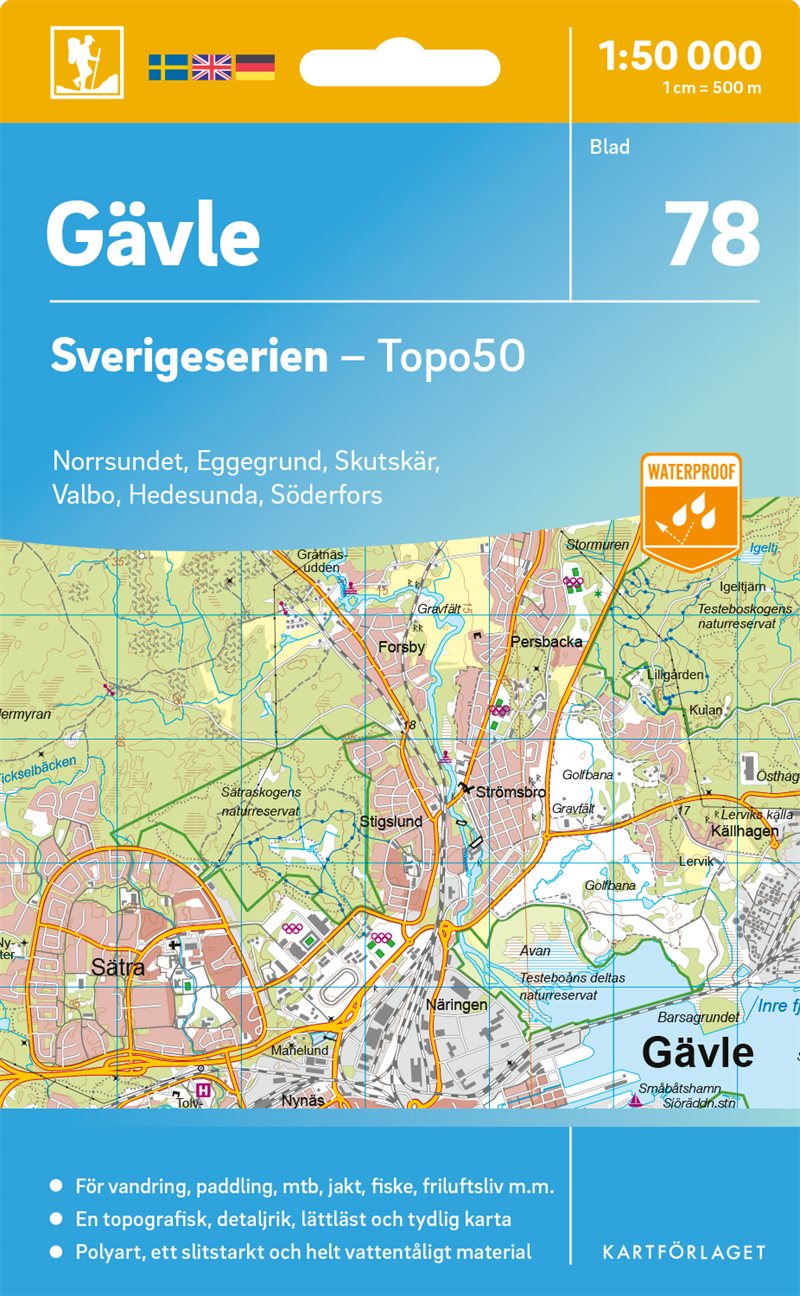 78 Gävle Sverigeserien Topo50