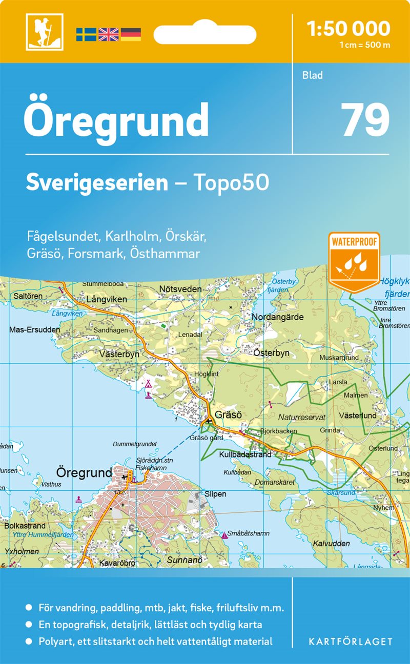 79 Öregrund Sverigeserien Topo50