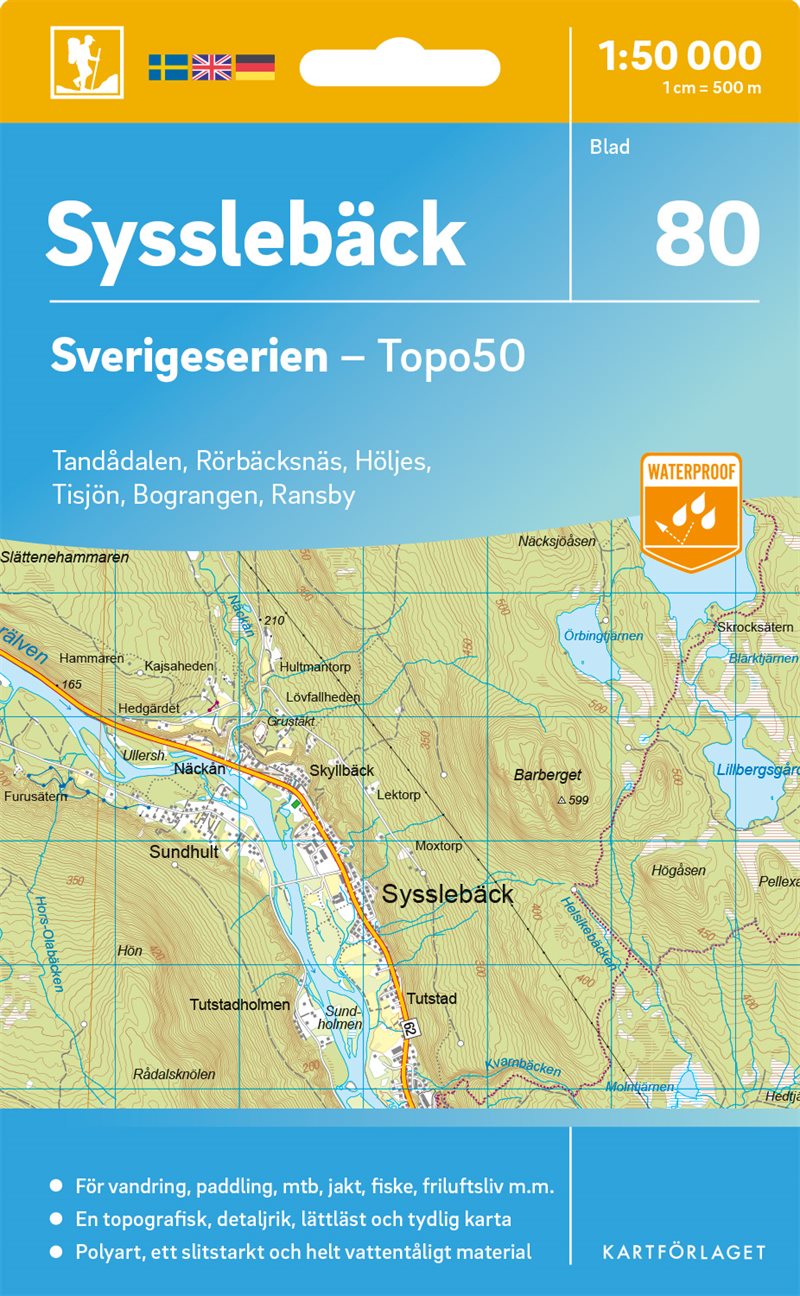 80 Sysslebäck Sverigeserien Topo50