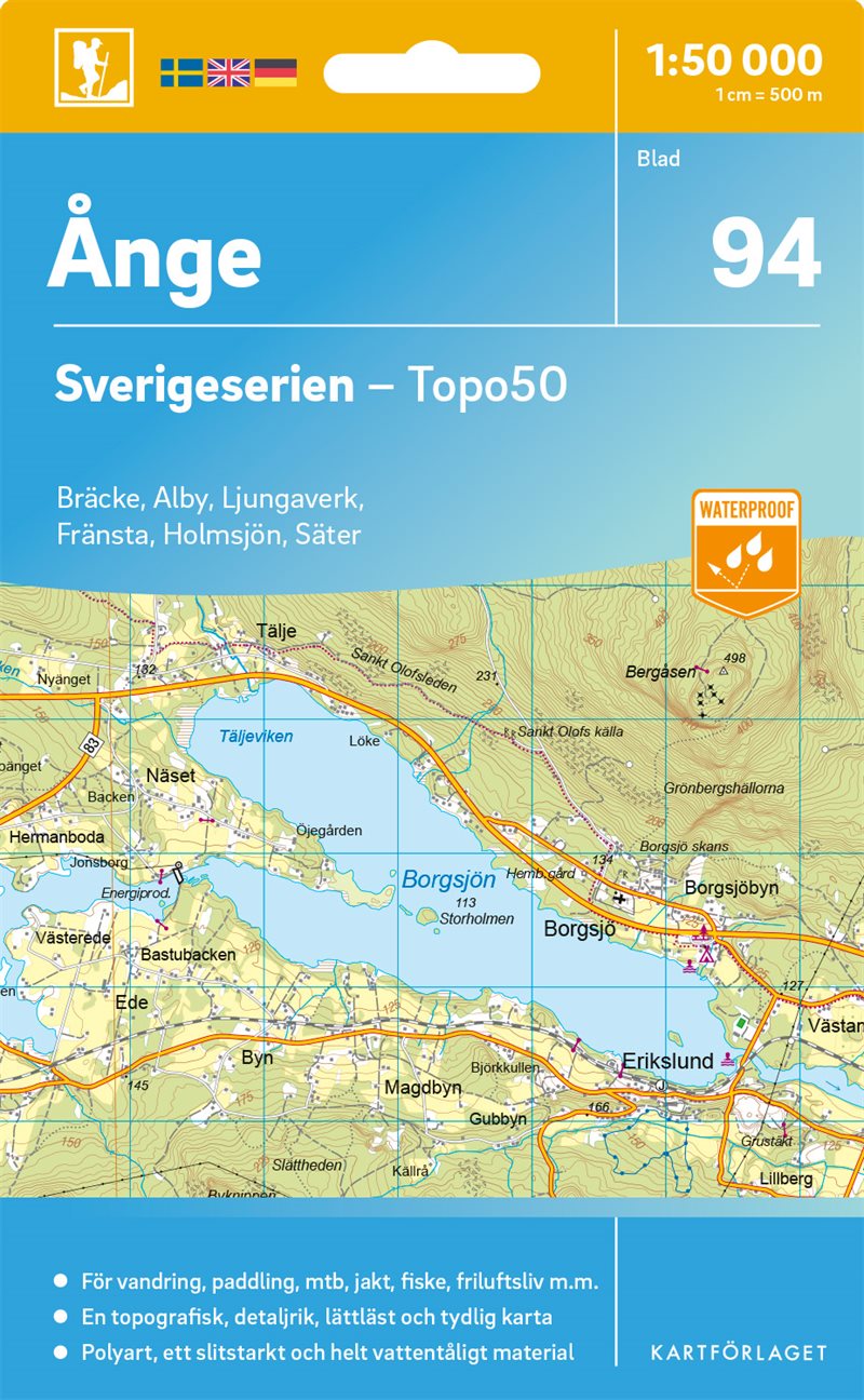 94 Ånge Sverigeserien Topo50