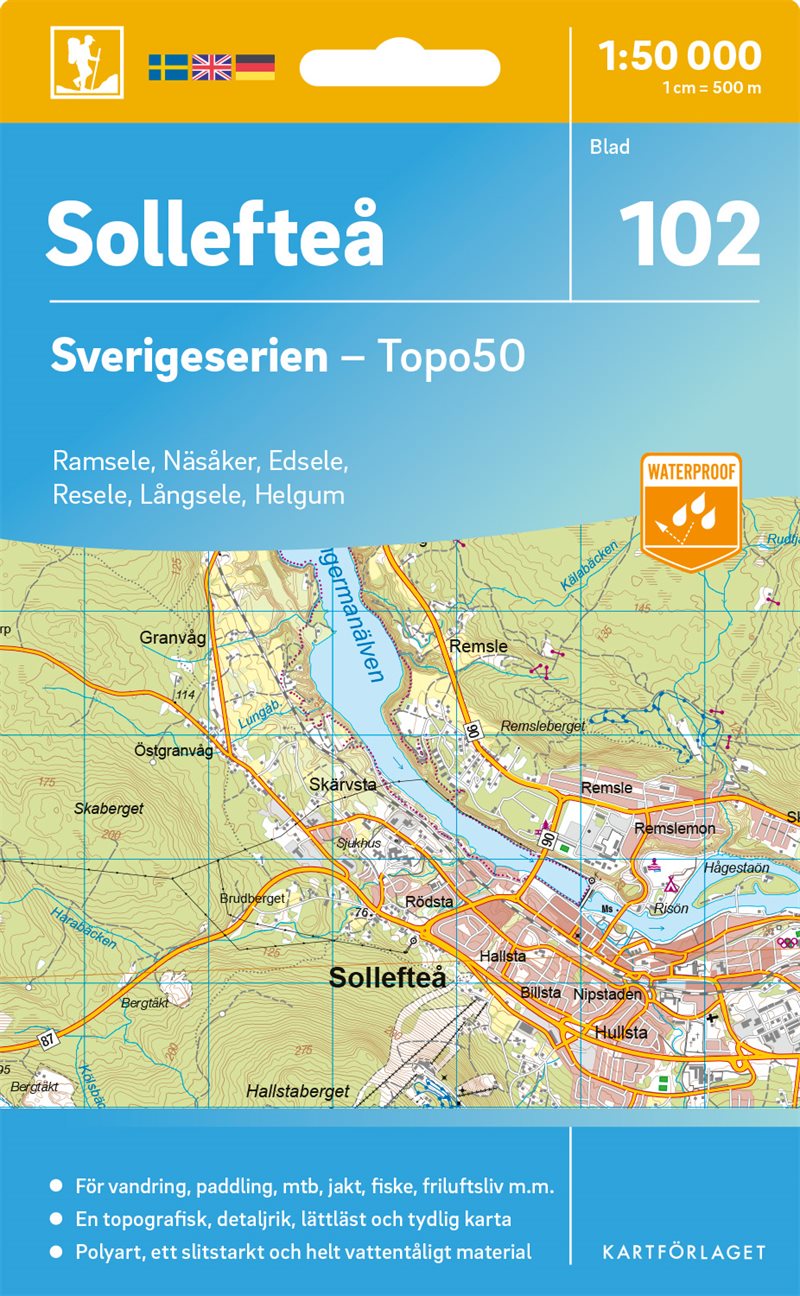 102 Sollefteå Sverigeserien Topo50