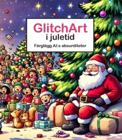 GlitchArt i juletid : färglägg AI:s absurditeter