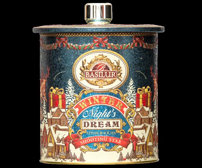 Te i metallburk WINTER NIGHT´S DREAM Chrismas SHOOTING STAR