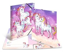 Gummibandsmapp A4 Unicorn