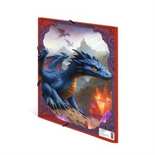 Gummibandsmapp A4 Dragon