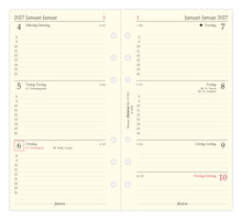Filofax - Personal  Refill 2027 Årspaket