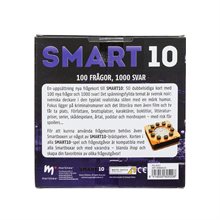 Sällskapsspel Smart 10 Frågekort Swedish Noir