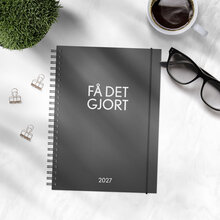 Kalender Få det gjort 2027 svart