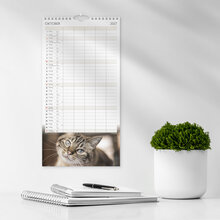 Familjekalender 2027 Katter