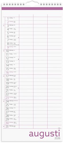 Familjekalender 2026 Lilla Familjekalendern