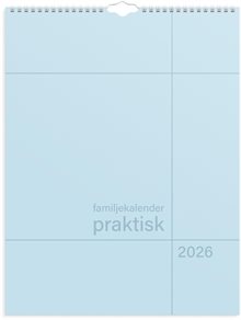 Familjekalender 2026 Praktisk
