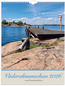 Väggkalender 2026 Väderalmanackan
