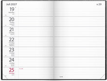 Fickagenda 2027 svart konstläder