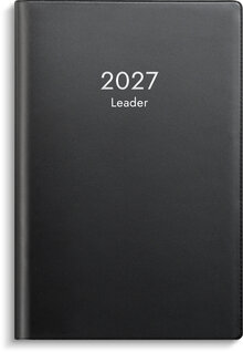 Kalender 2027 Leader svart plast
