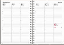 Kalender 2027 Weekly A6 Story brun