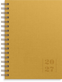 Kalender 2027 Senator A6 Textile senapsgul