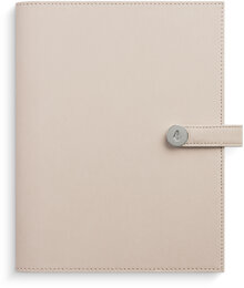 Kalender 2027 Weekly A5 beige konstläder