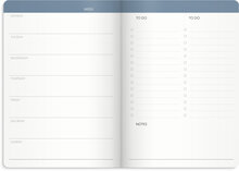 Week Planner undated blue