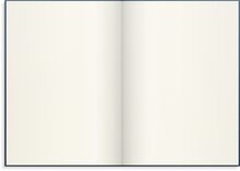 Anteckningsbok linnetextil A4 Olinjerad mörkblå